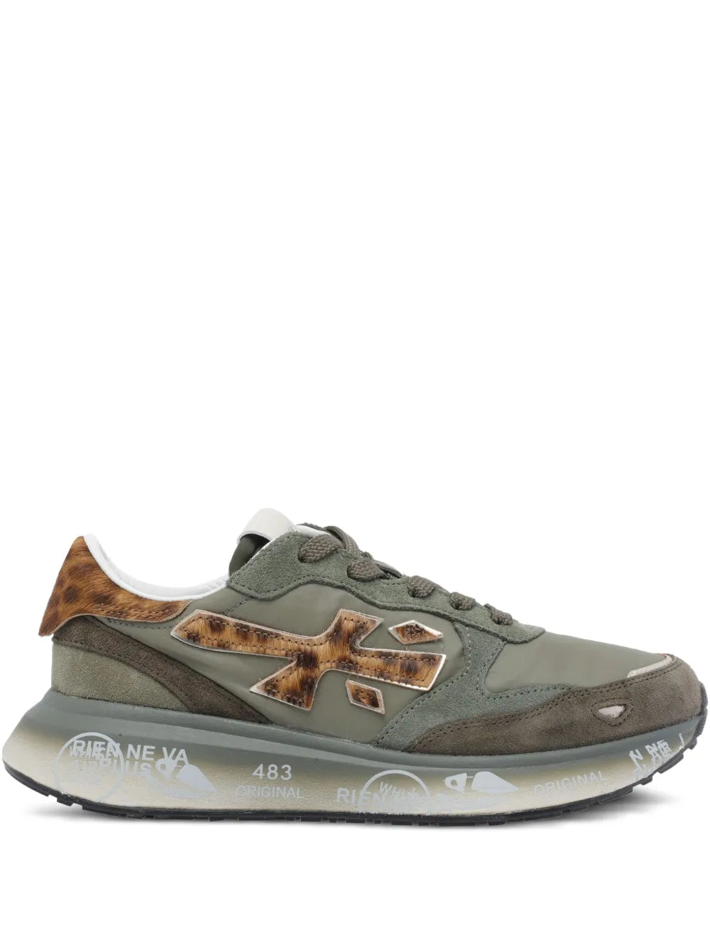 Premiata Lauryn — Green — Size US M 3.5 - US W 5 — Front View