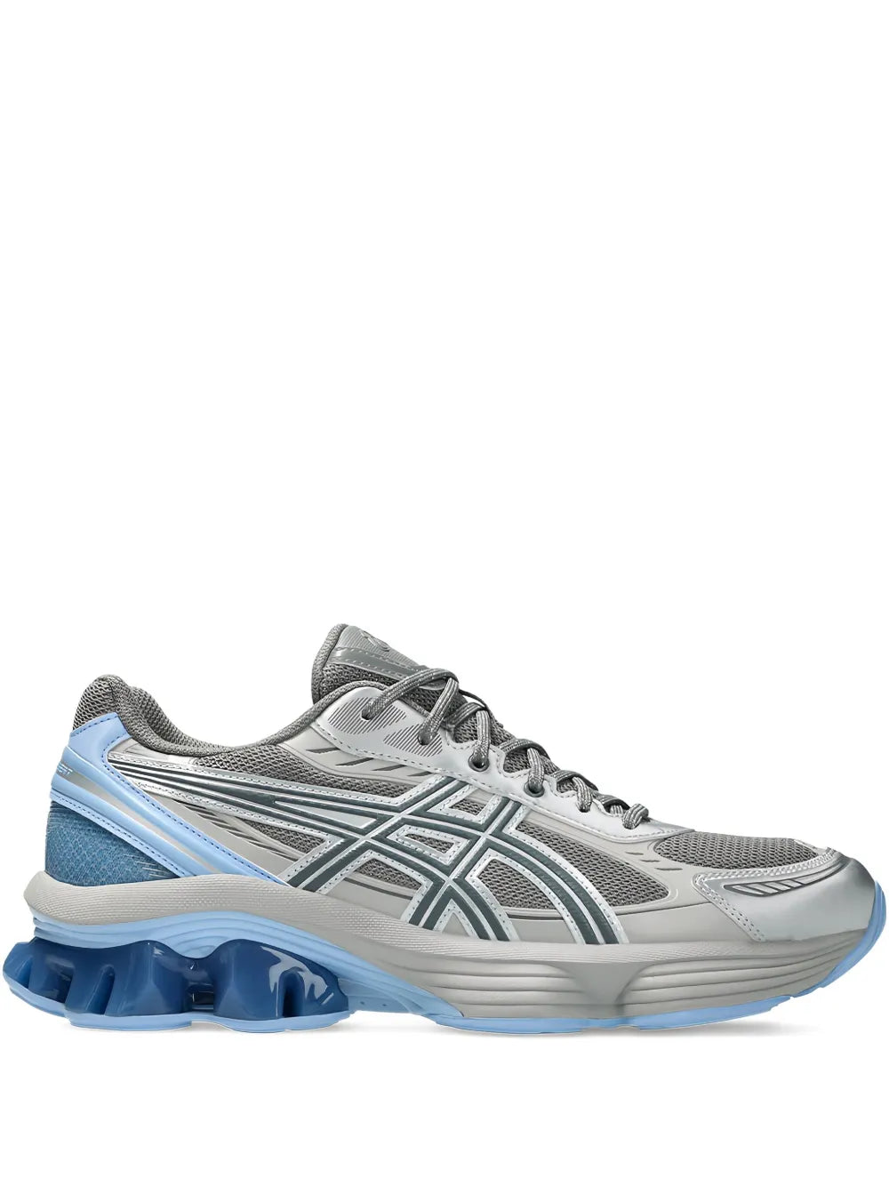 ASICS Gel-Kinetic Fluent — Grey — Size US M 3.5 - US W 5 — Front View