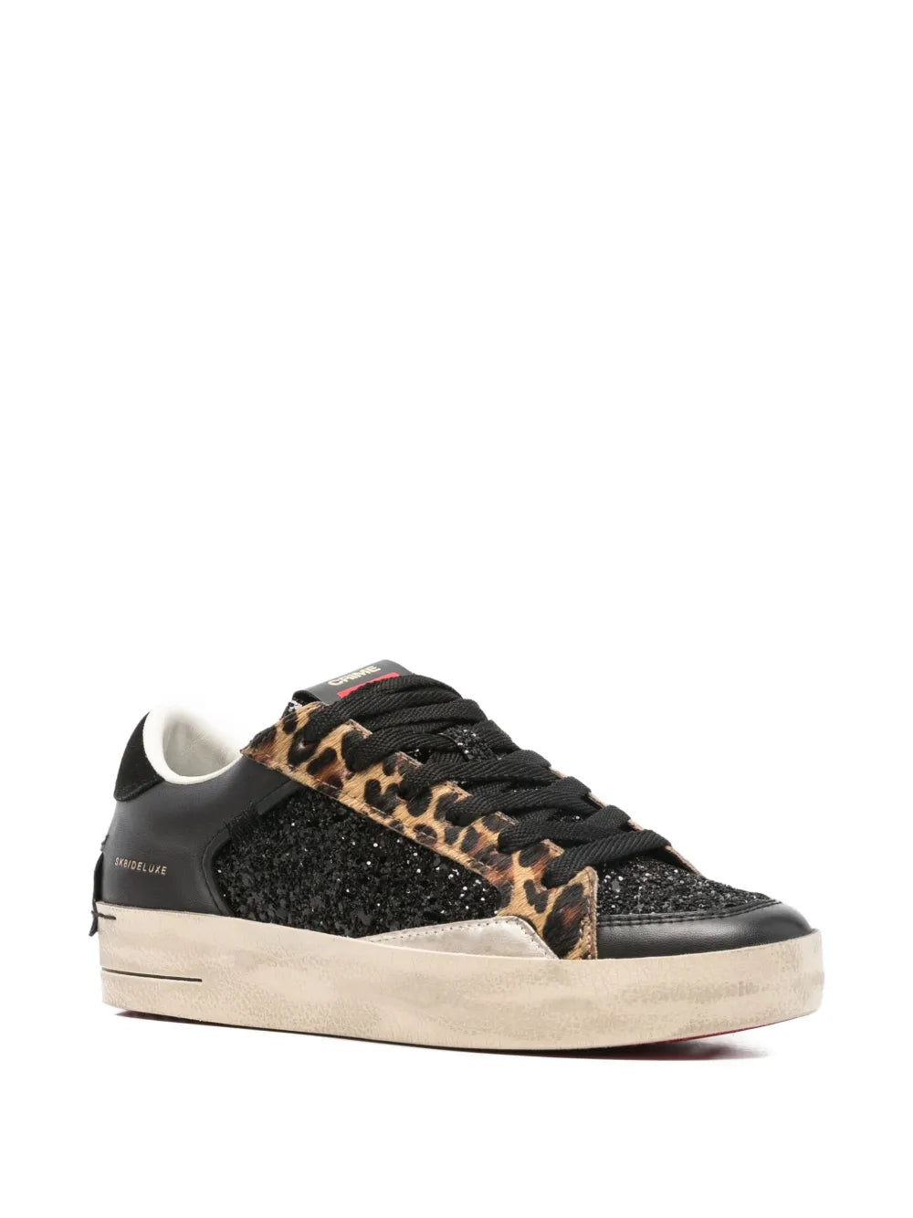 Crime London Sk8 Deluxe — Black — Size US M 3.5 - US W 5 — Side View