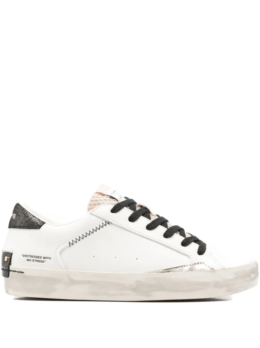 Crime London Leather — White — Size US M 3.5 - US W 5 — Front View