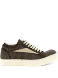 Rick Owens Concordians Hair-On Lace-Up — Brown — Size US M 3.5 - US W 5 — Front View