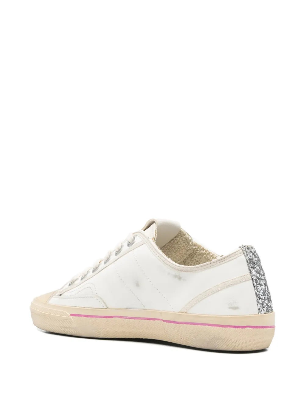 Golden Goose V-Star 2 — White — Size US M 3.5 - US W 5 — Back View