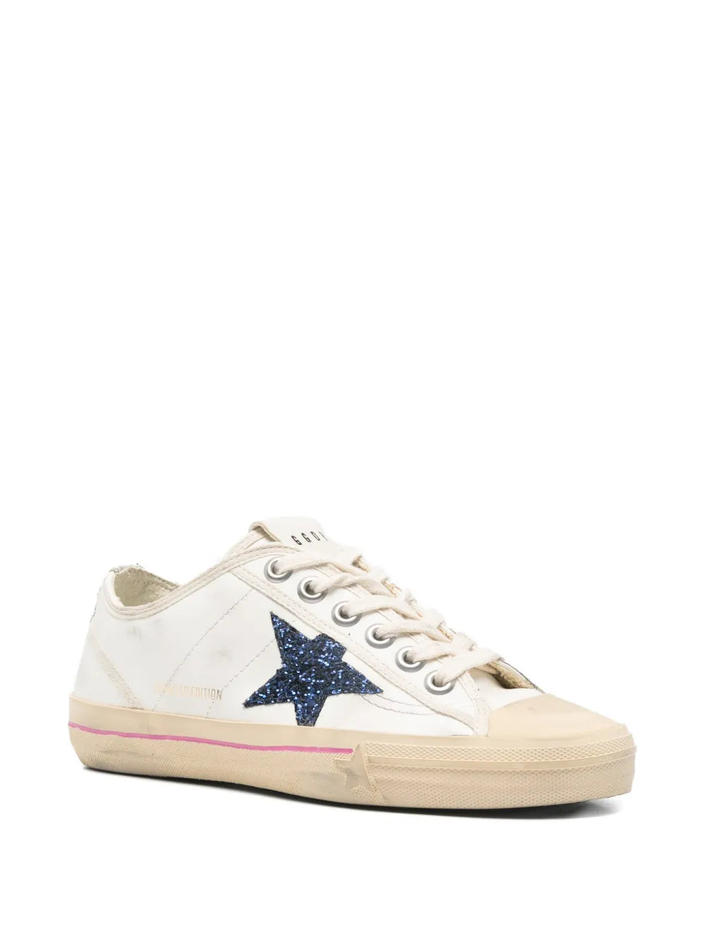 Golden Goose V-Star 2 — White — Size US M 3.5 - US W 5 — Side View