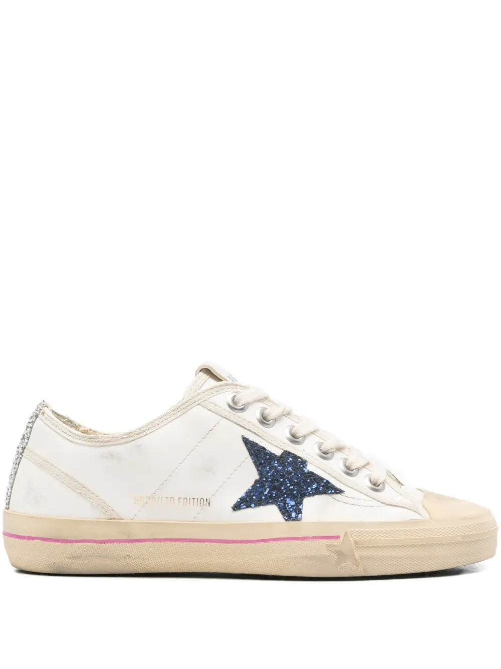 Golden Goose V-Star 2 — White — Size US M 3.5 - US W 5 — Front View