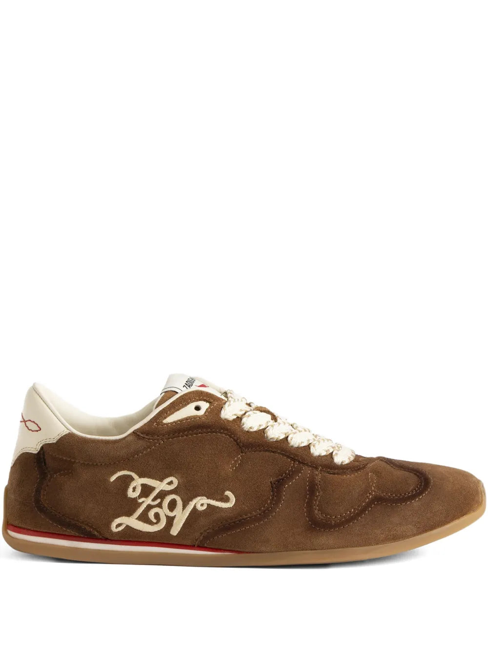 Zadig&Voltaire Dance Suede — Brown — Size US M 3.5 - US W 5 — Front View