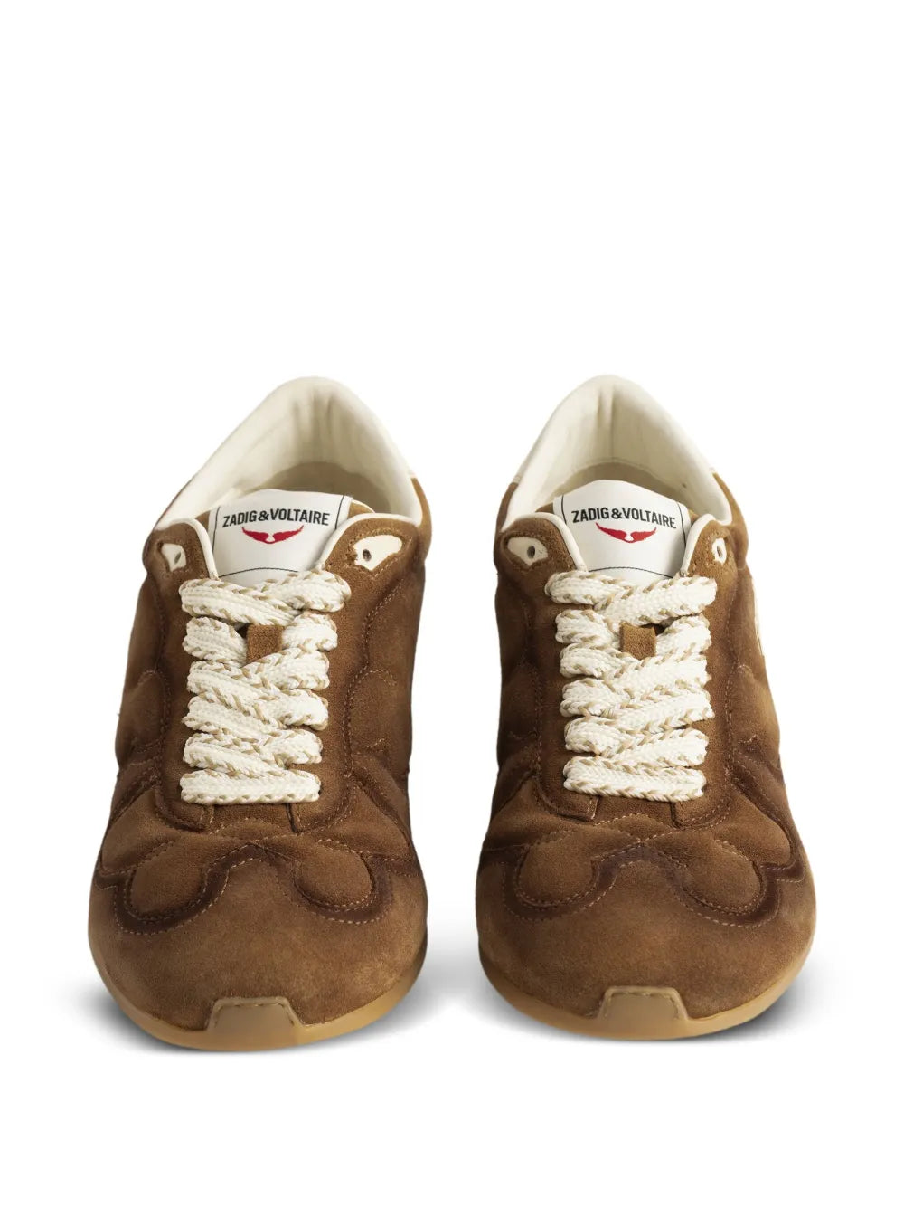 Zadig&Voltaire Dance Suede — Brown — Size US M 3.5 - US W 5 — Back View