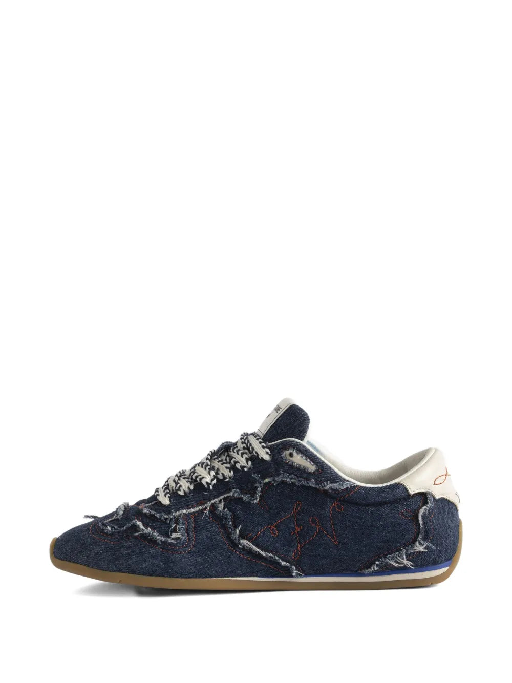 Zadig&Voltaire Dance Frayed — Blue — Size US M 3.5 - US W 5 — Detail View