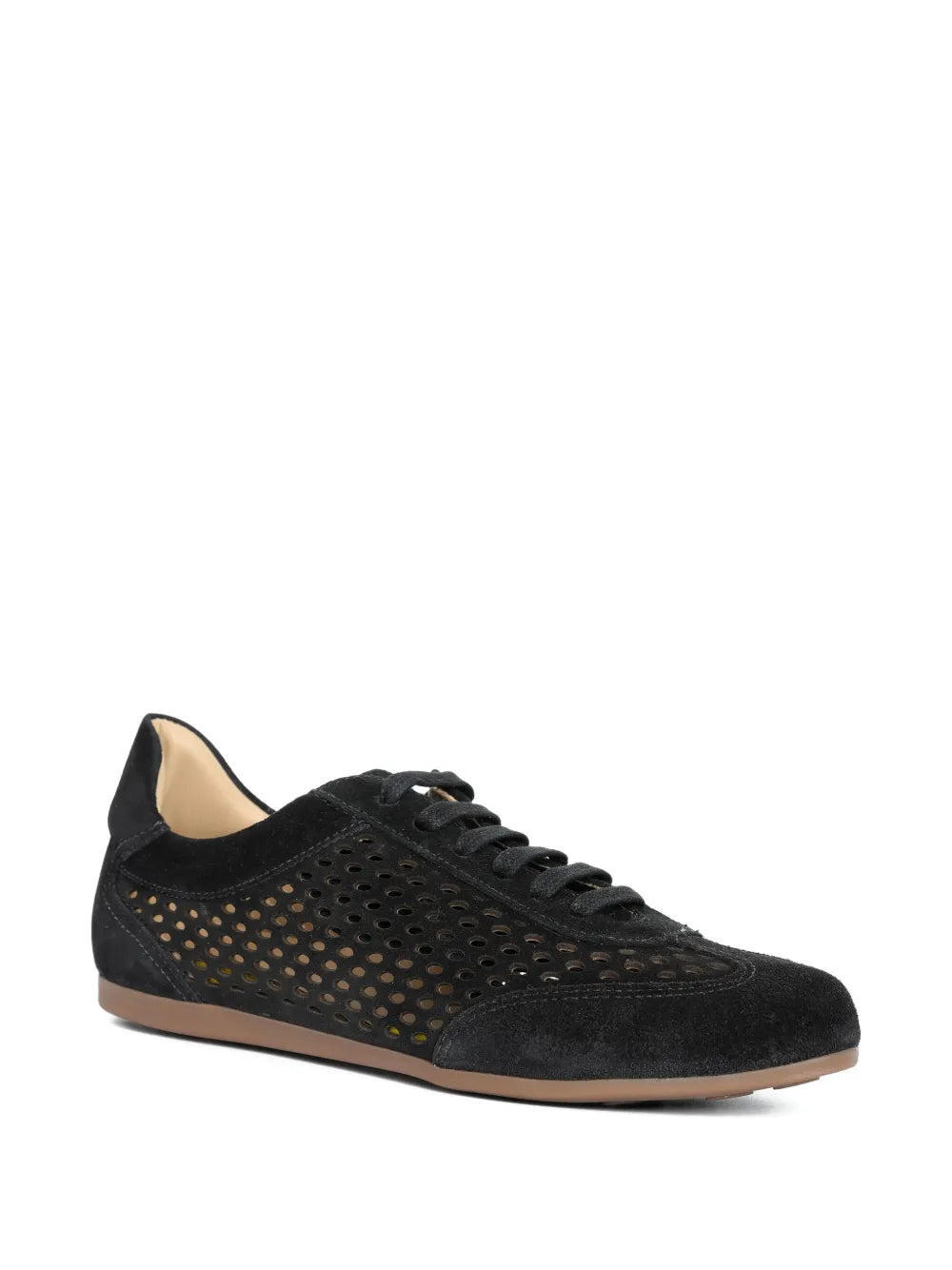 Sarah Chofakian Gelato Perforated — Black — Size US M 3.5 - US W 5 — Side View