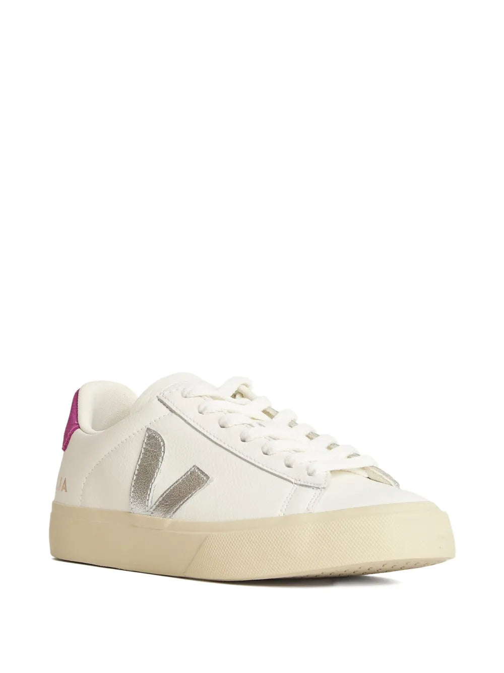 VEJA Logo Leather — White — Size US M 3.5 - US W 5 — Side View