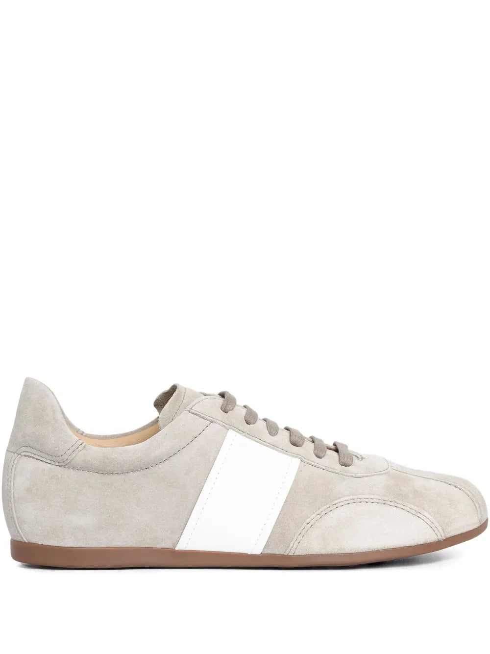 Sarah Chofakian Mochi Striped — Beige — Size US M 3.5 - US W 5 — Front View