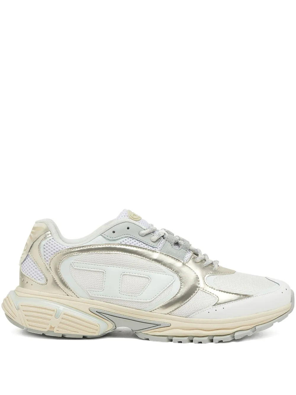 Diesel S-Pro-V-Dense Low — White — Size US M 3.5 - US W 5 — Front View