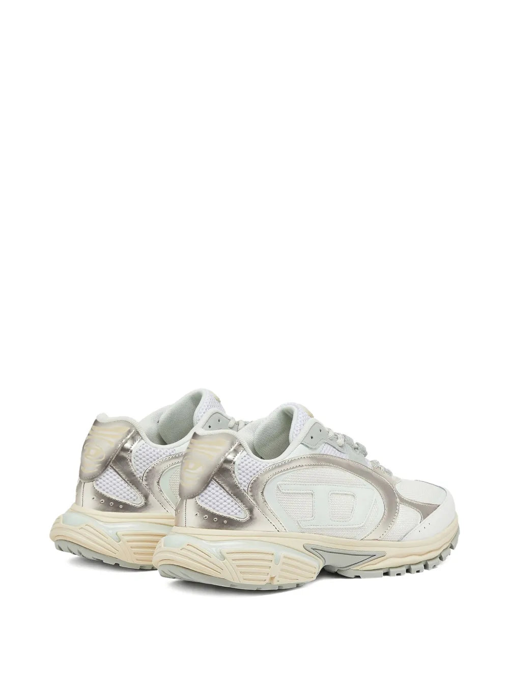 Diesel S-Pro-V-Dense Low — White — Size US M 3.5 - US W 5 — Back View