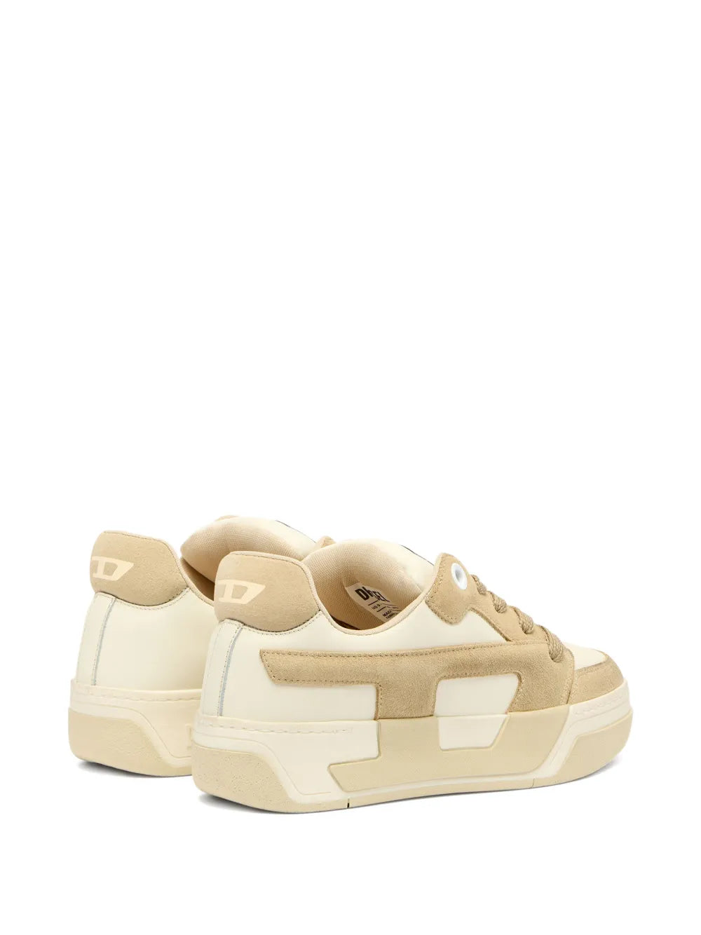 Diesel S-D-Ollie Low — Beige — Size US M 3.5 - US W 5 — Back View