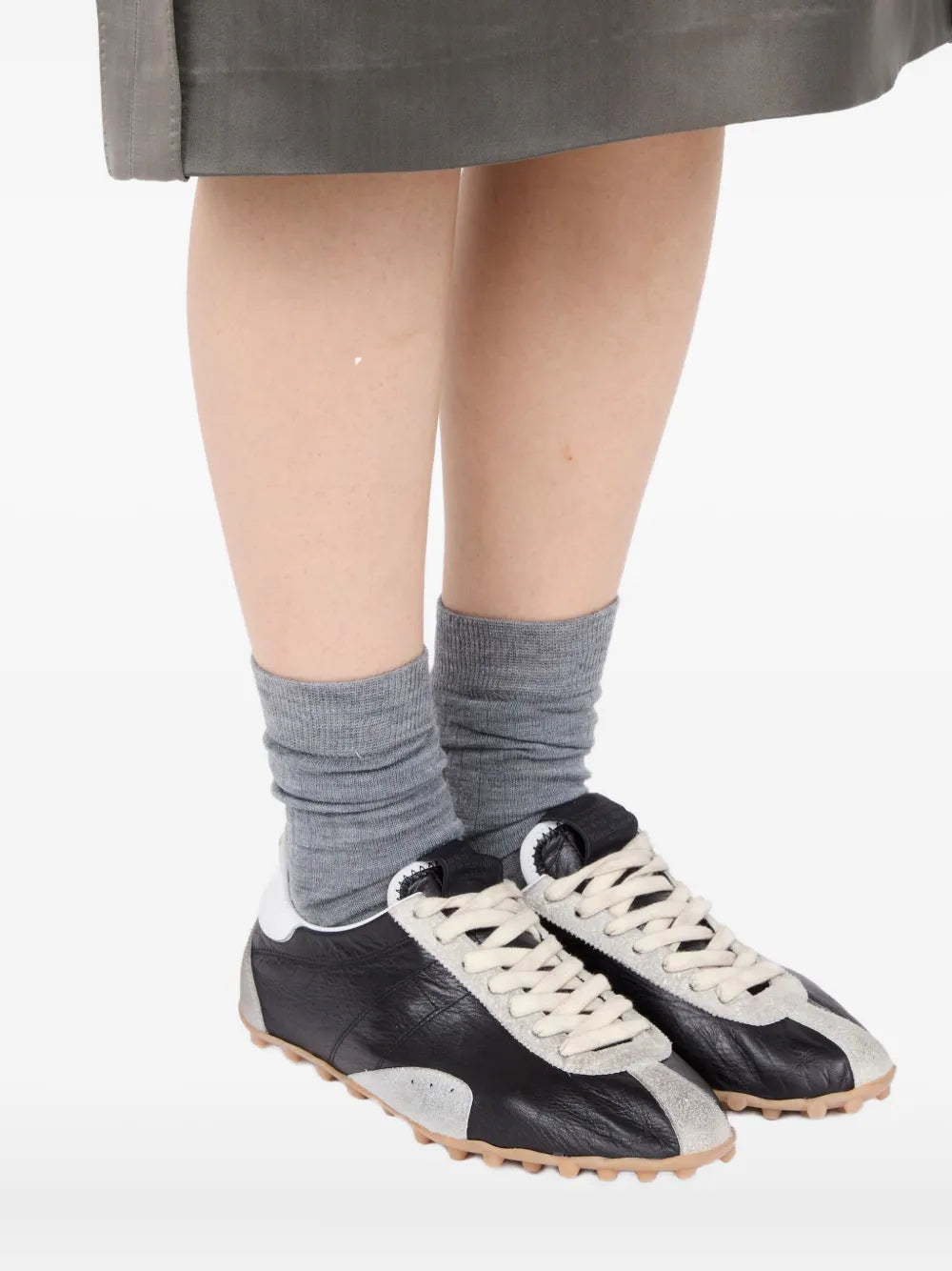 Maison Margiela Sprinters Low-Top — Black — Size US M 3.5 - US W 5 — Detail View