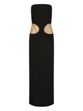 Christopher Esber Borough Gown Dress — Black — Size S — Front View