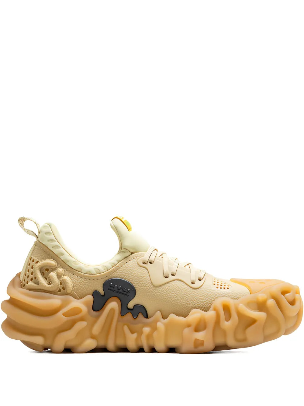 Crocs X Salehe Bembury Juniper — Light Brown — Size US M 3.5 - US W 5 — Front View