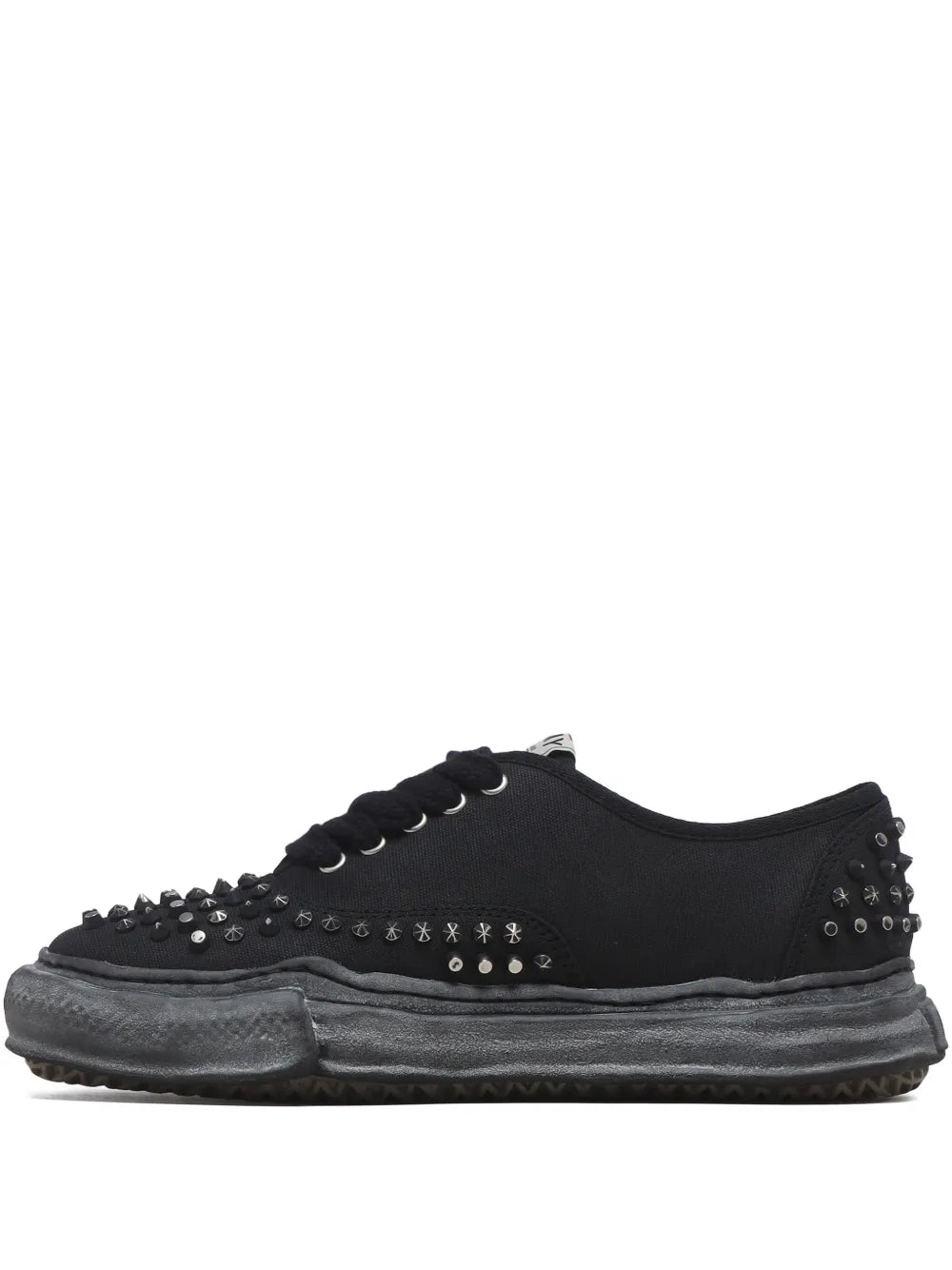 Maison MIHARA YASUHIRO Baker Og Studded — Black — Size US M 3.5 - US W 5 — Front View