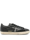 Premiata Steven Glitter-Panel — Black — Size US M 3.5 - US W 5 — Front View