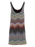 Missoni Scoop Neck Mini Dress — Same as shown — Size XS — Front View