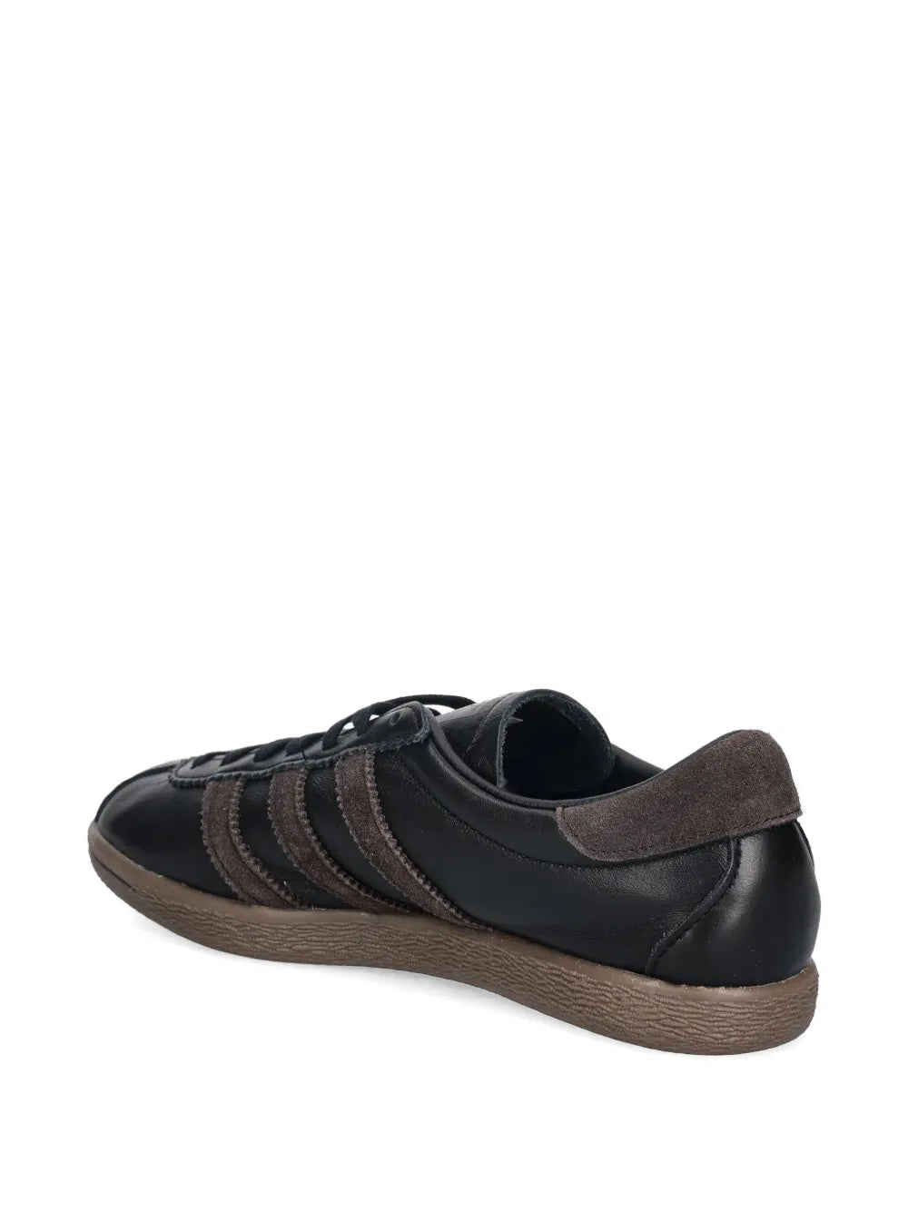 adidas Tobacco Three-Stripe Lace-Up — Black — Size US M 3.5 - US W 5 — Detail View