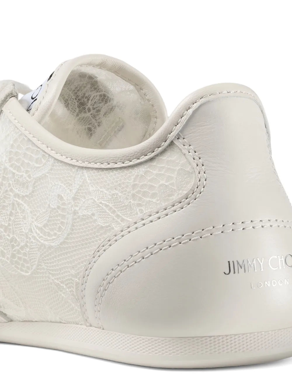 Jimmy Choo Lace Sunny — White — Size US M 3.5 - US W 5 — Top View