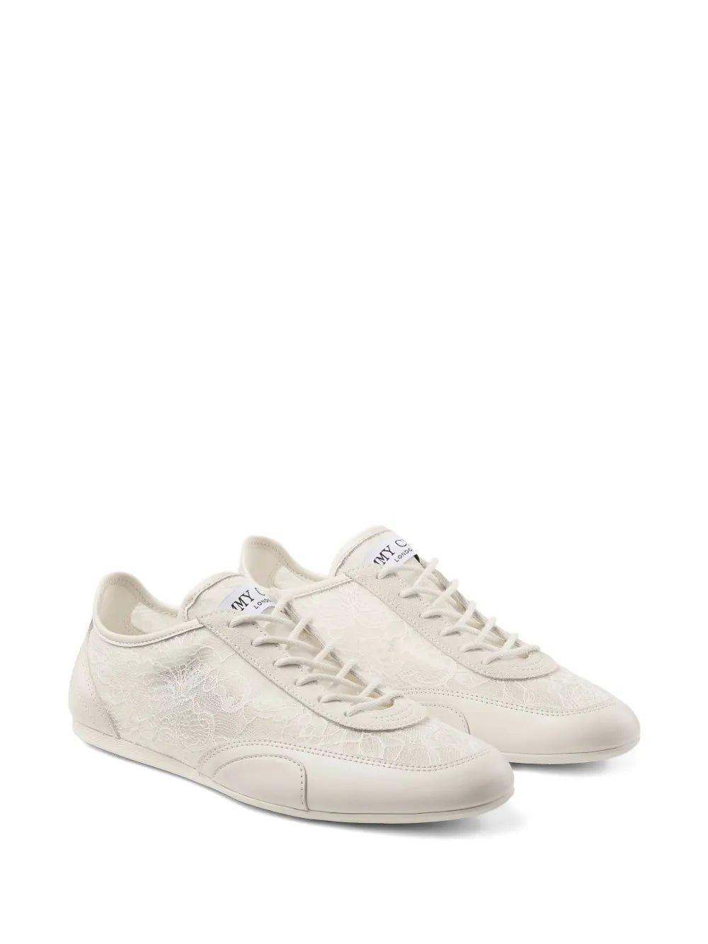 Jimmy Choo Lace Sunny — White — Size US M 3.5 - US W 5 — Side View