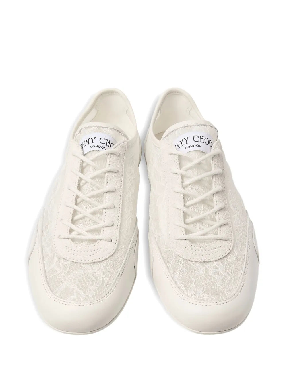 Jimmy Choo Lace Sunny — White — Size US M 3.5 - US W 5 — Back View