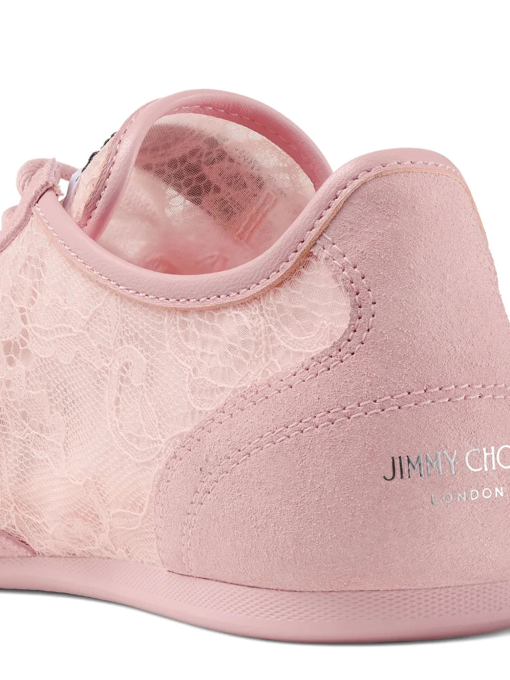 Jimmy Choo Lace Sunny — Pink — Size US M 3.5 - US W 5 — Top View