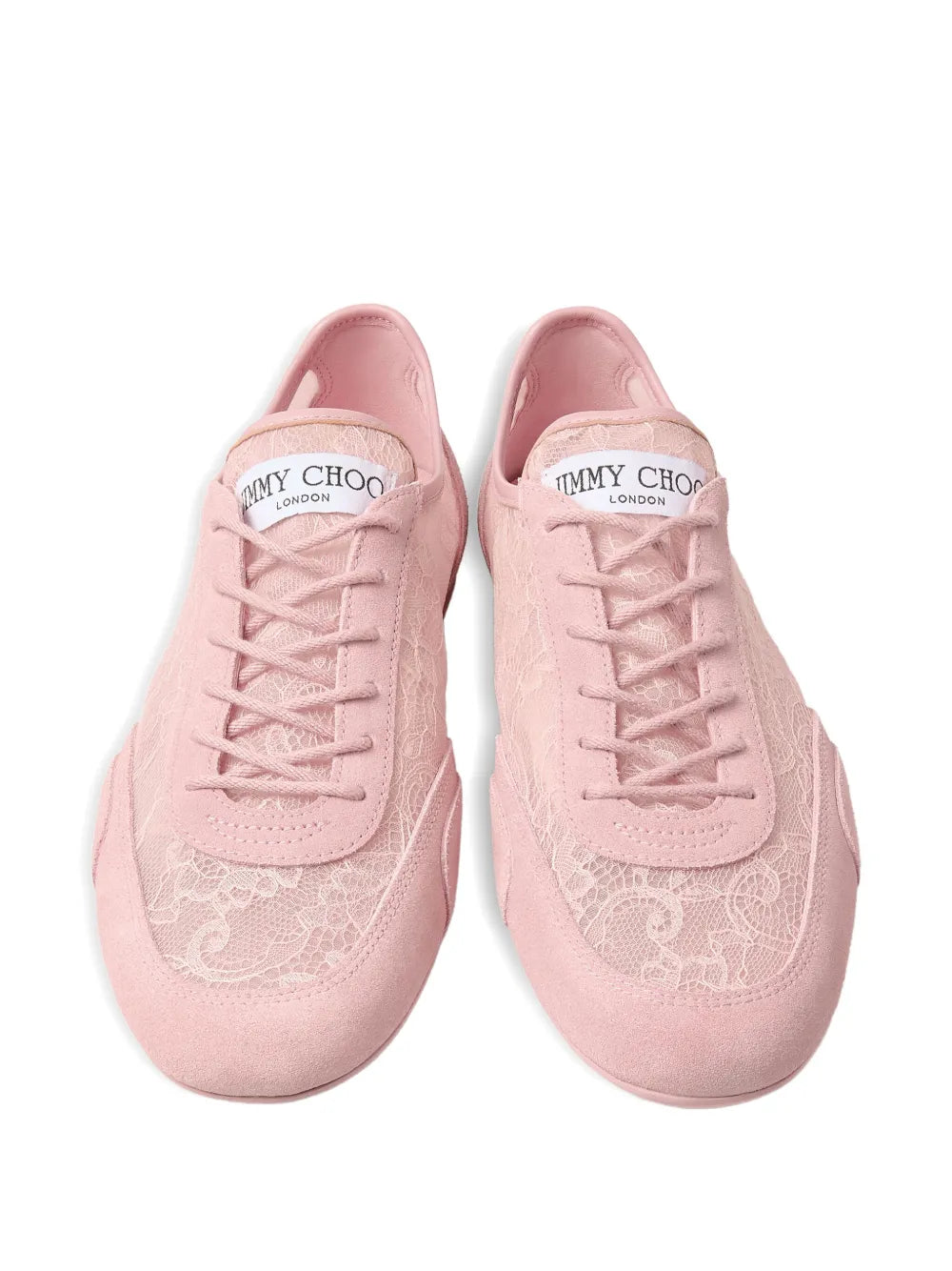 Jimmy Choo Lace Sunny — Pink — Size US M 3.5 - US W 5 — Back View