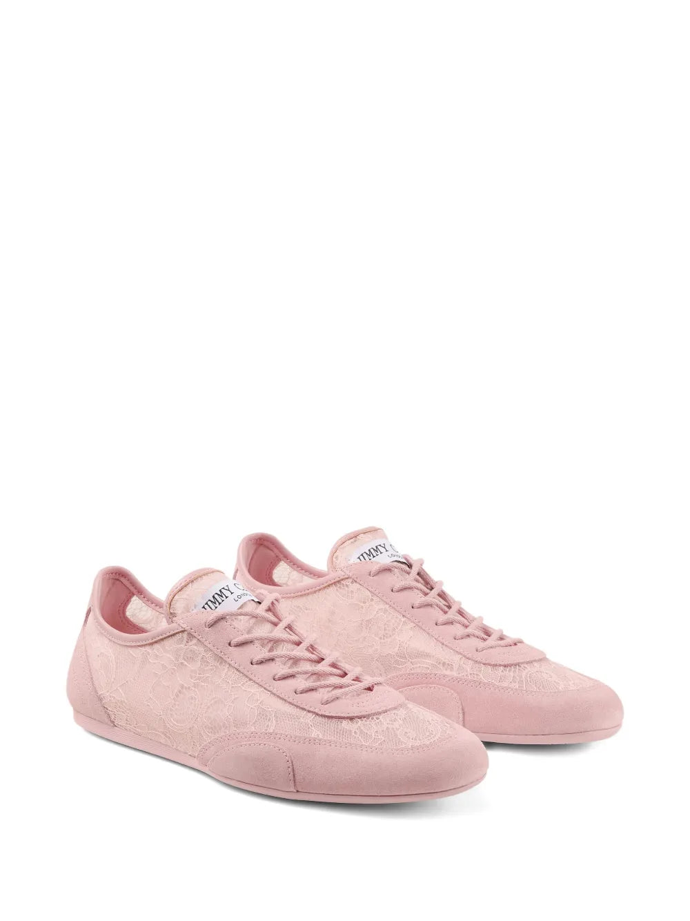 Jimmy Choo Lace Sunny — Pink — Size US M 3.5 - US W 5 — Side View