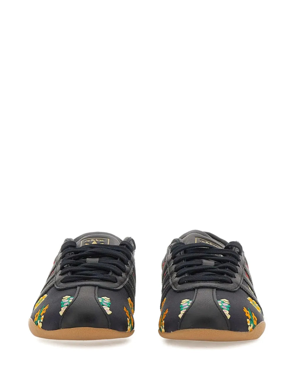 adidas Floral-Embroidered Lace-Up — Black — Size US M 3.5 - US W 5 — Back View