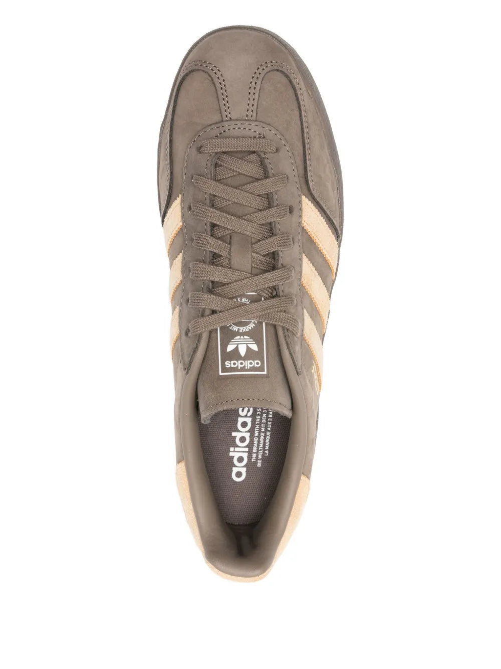 adidas Gazelle — Brown — Size US M 3.5 - US W 5 — Top View