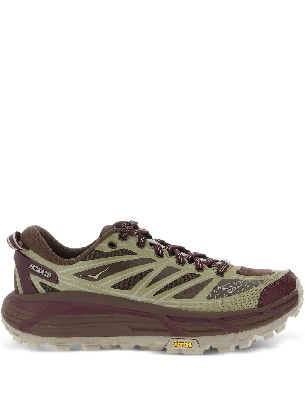 HOKA Mafate Speed 2 — Beige — Size US M 3.5 - US W 5 — Front View