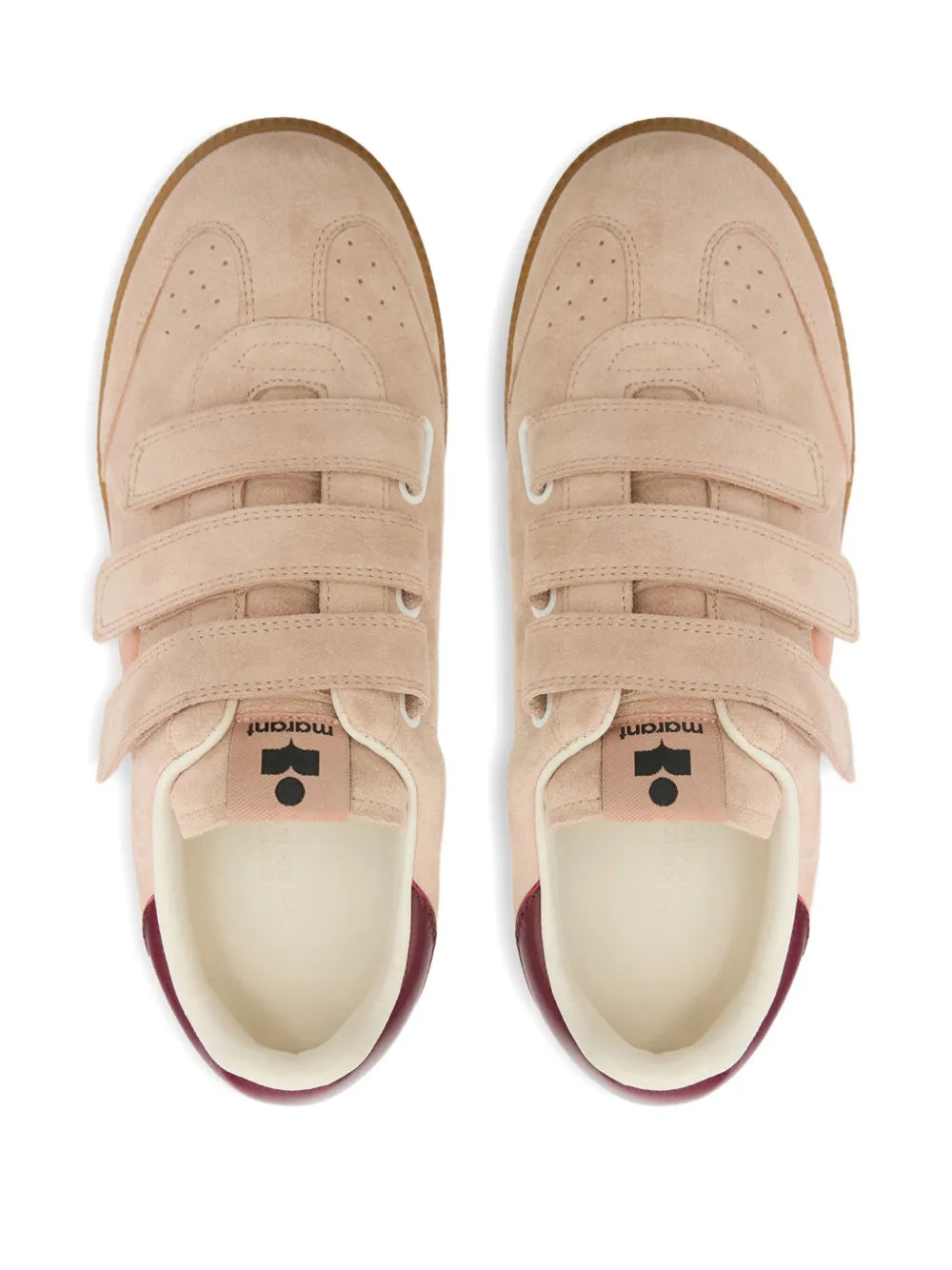ISABEL MARANT Beth Leather — Pink — Size US M 3.5 - US W 5 — Back View