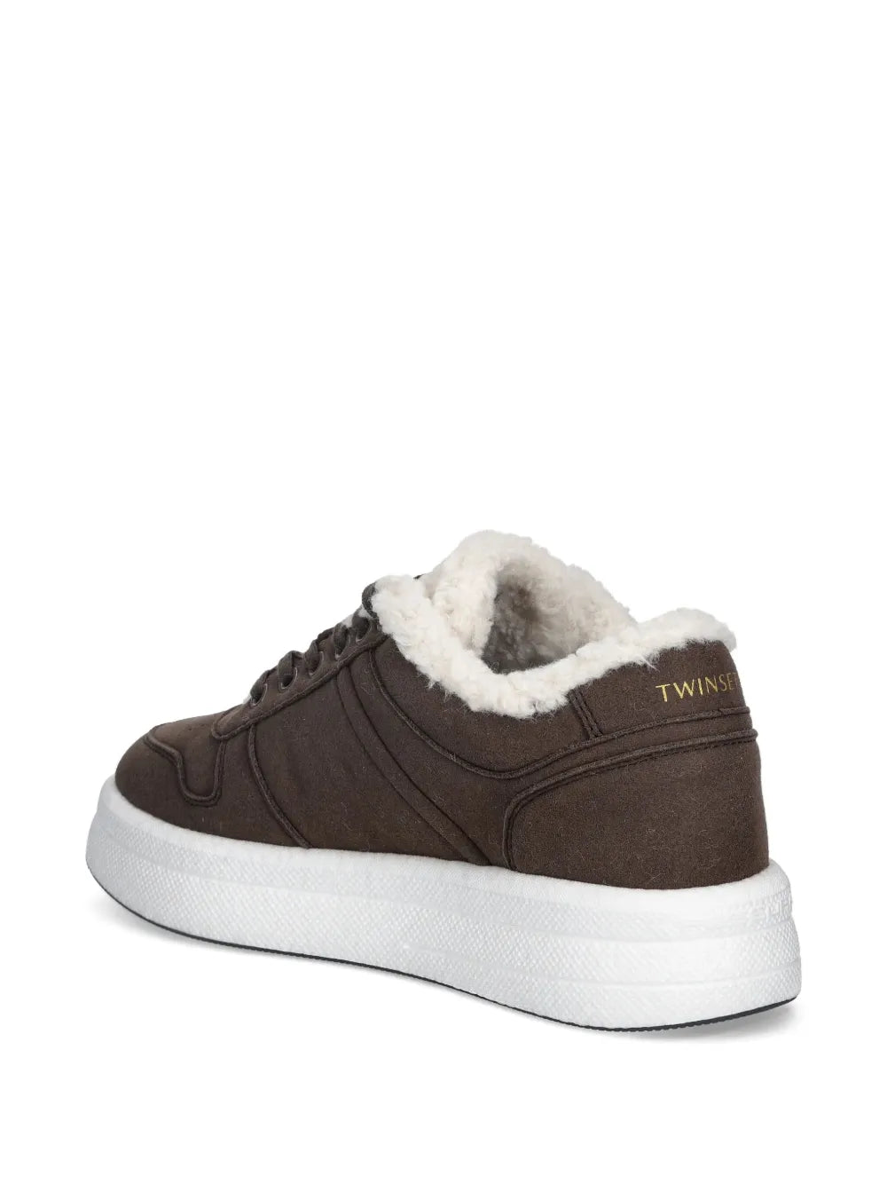 TWINSET Logo-Print — Brown — Size US M 3.5 - US W 5 — Detail View