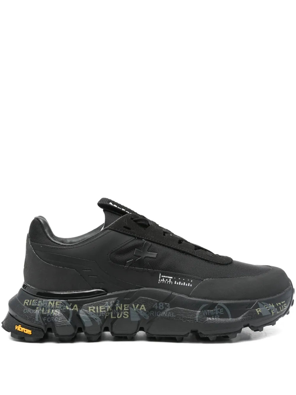 Premiata Devind — Black — Size US M 3.5 - US W 5 — Front View