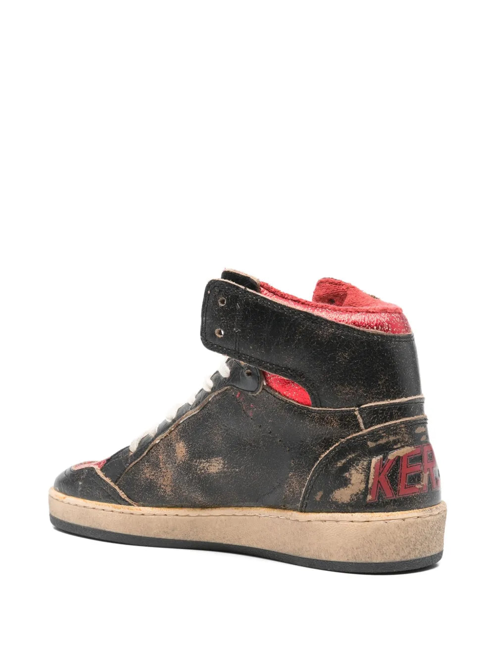 Golden Goose Sky Star Laminated — Black — Size US M 3.5 - US W 5 — Back View