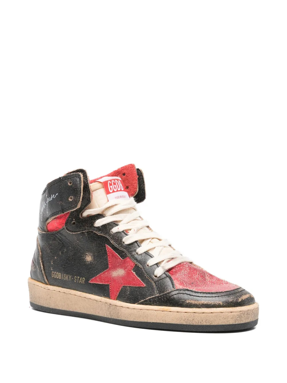 Golden Goose Sky Star Laminated — Black — Size US M 3.5 - US W 5 — Side View