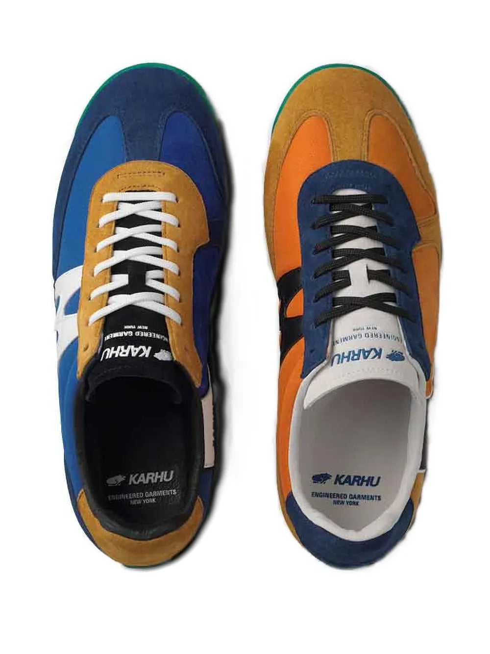 Karhu X Engineered Garments Mestari Low-Top — Red — Size US M 3.5 - US W 5 — Back View