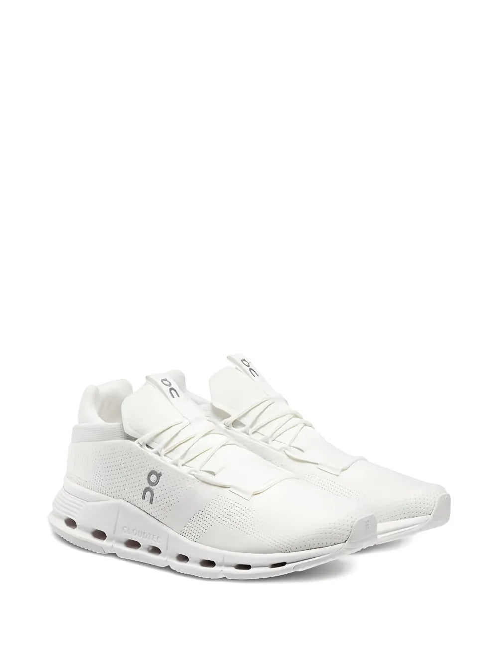On Running Cloudnova Lace-Up — White — Size US M 3.5 - US W 5 — Side View