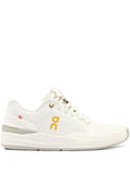 On Running Perforated-Detail — Ivory — Size US M 3.5 - US W 5 — Front View
