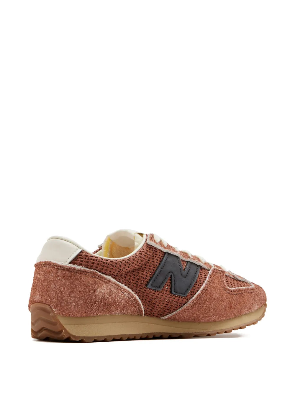 New Balance Suede Panelled — Brown — Size US M 3.5 - US W 5 — Top View