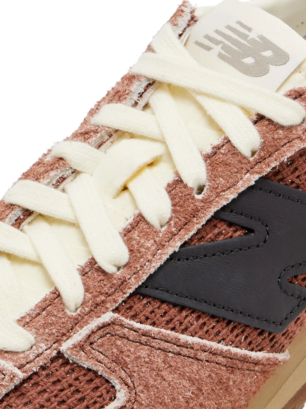 New Balance Suede Panelled — Brown — Size US M 3.5 - US W 5 — Back View