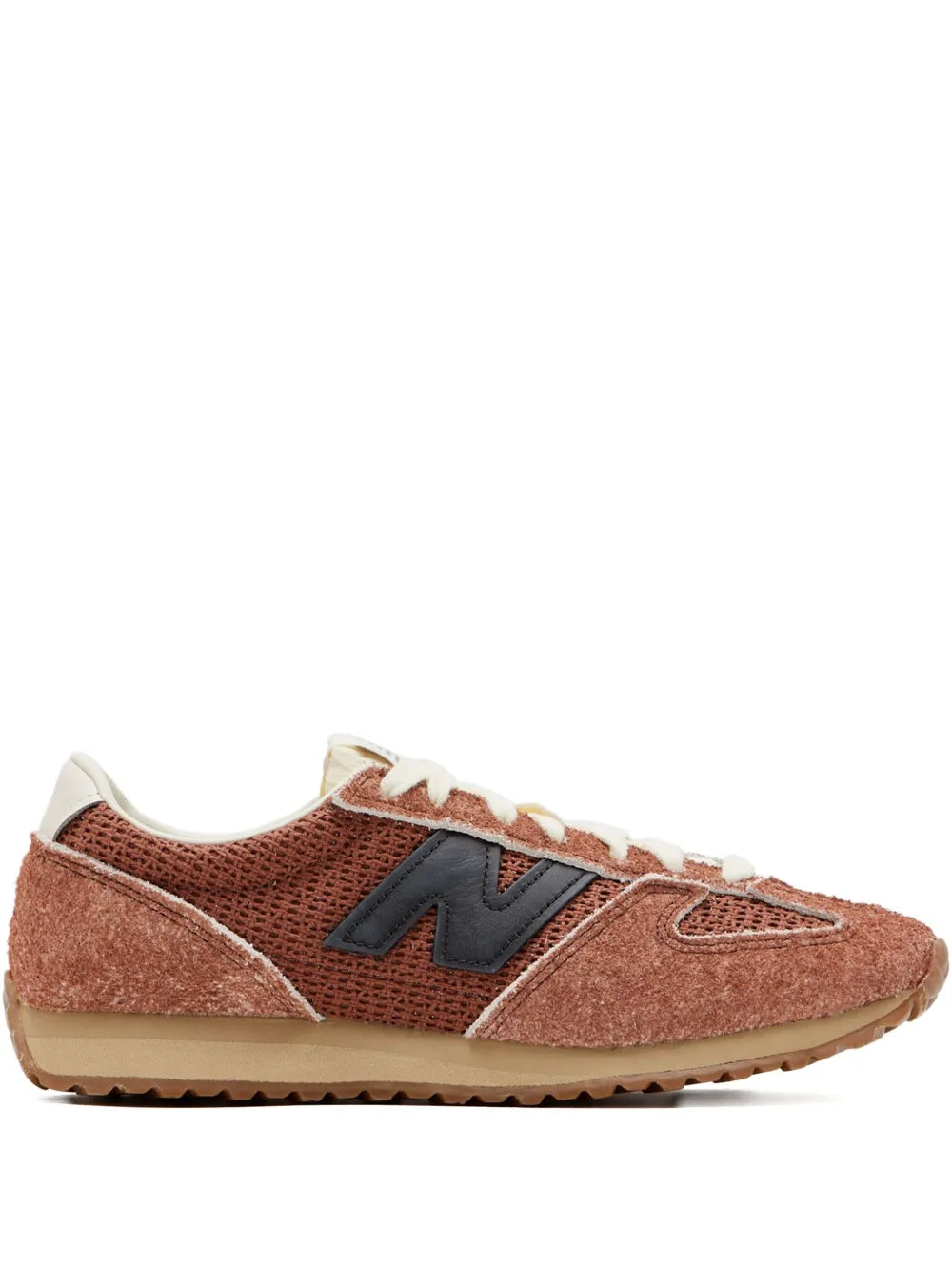 New Balance Suede Panelled — Brown — Size US M 3.5 - US W 5 — Front View