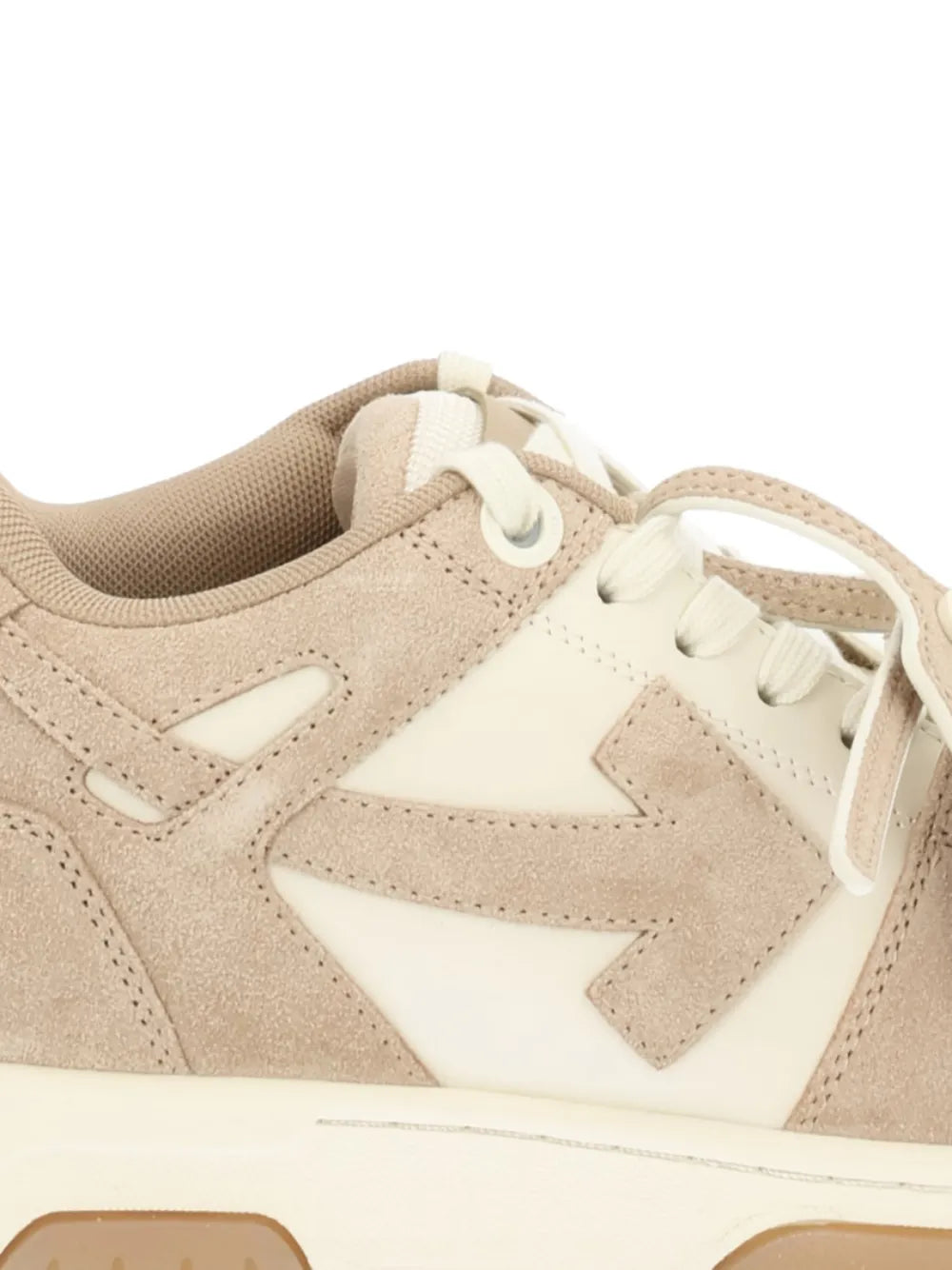 Off-White Arrow Panelled — Beige — Size US M 3.5 - US W 5 — Side View