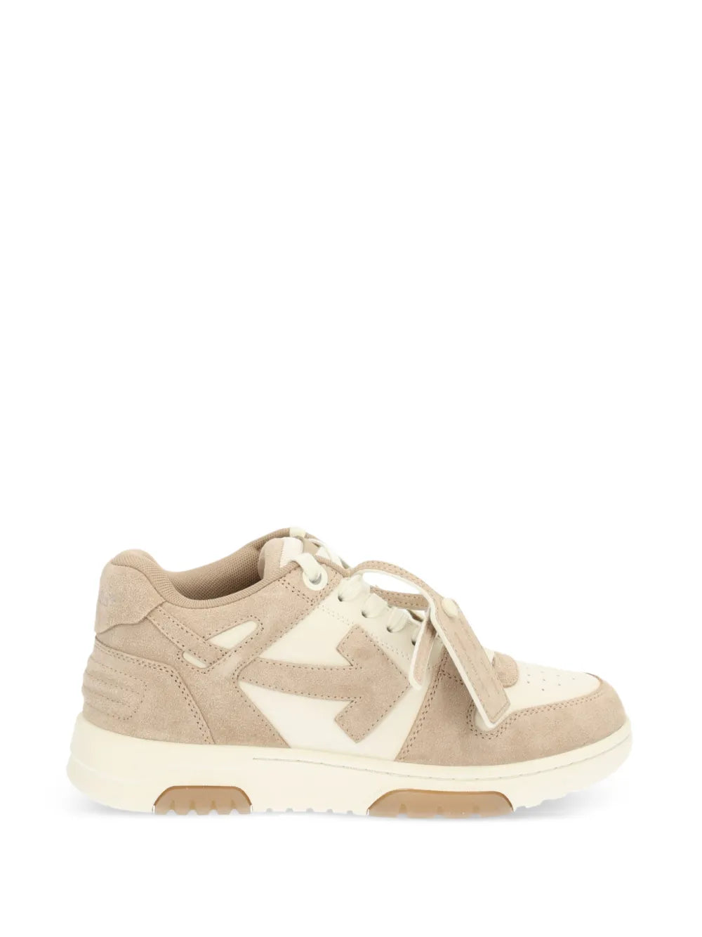 Off-White Arrow Panelled — Beige — Size US M 3.5 - US W 5 — Front View