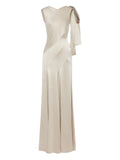 Maison Margiela Bow Detail Gown — Beige — Size XS — Front View