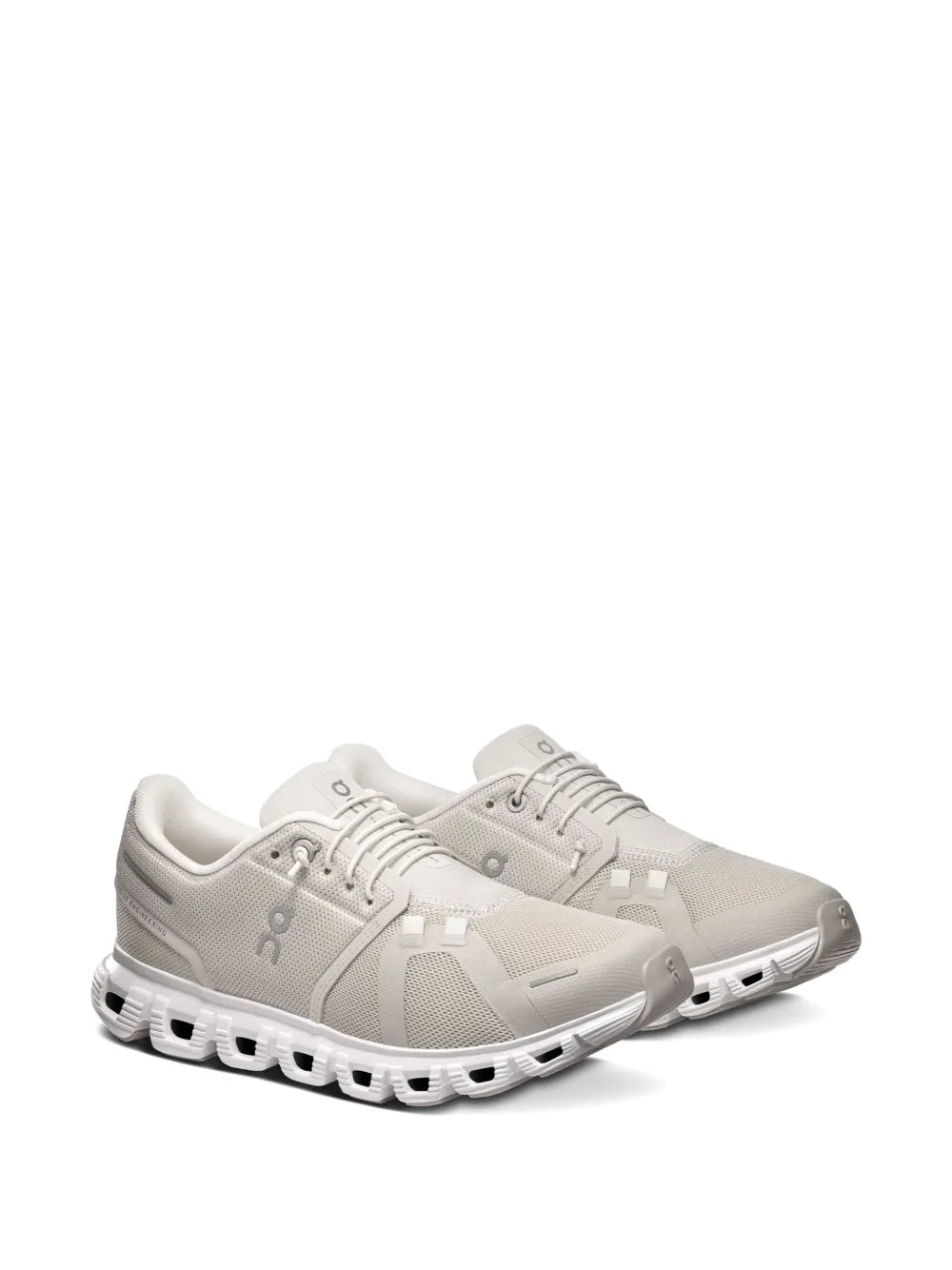On Running Cloud 6 Elastic-Laces — White — Size US M 3.5 - US W 5 — Side View