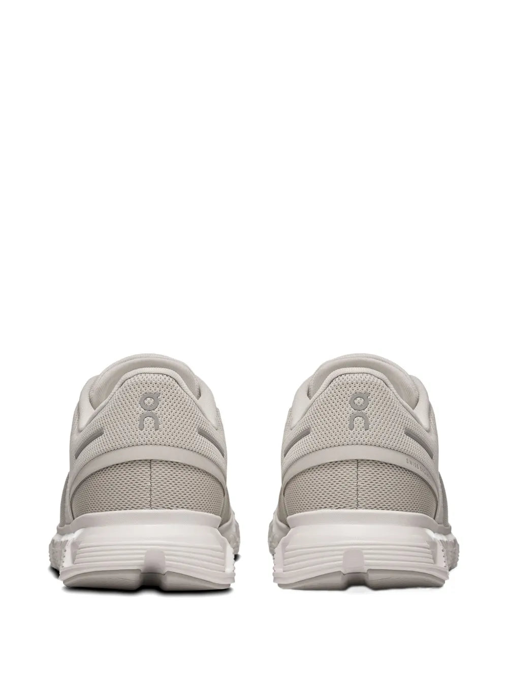 On Running Cloud 6 Elastic-Laces — White — Size US M 3.5 - US W 5 — Back View