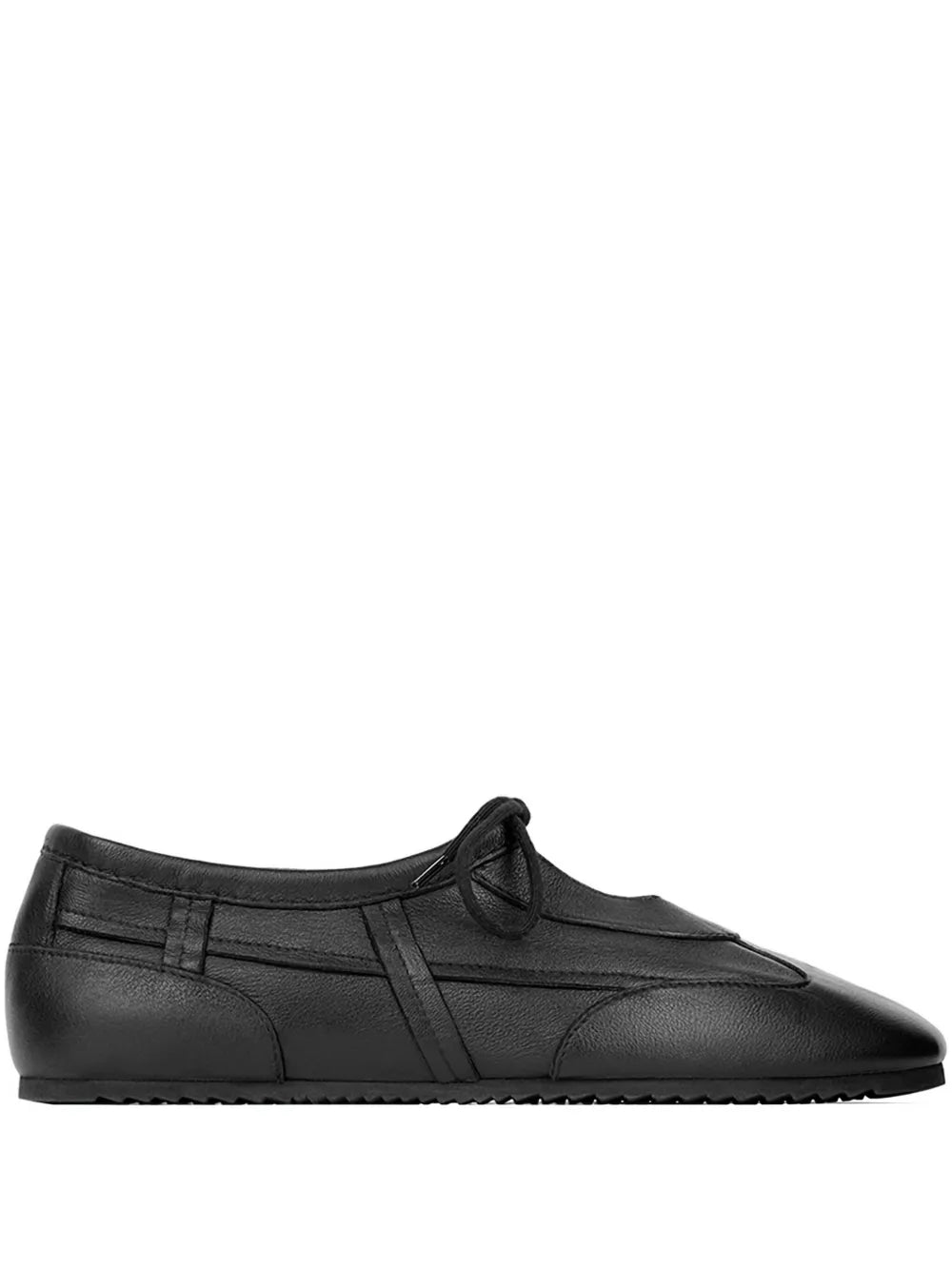 HOMIES Jenek Lace-Up Trainers — Black — Size US M 3.5 - US W 5 — Front View